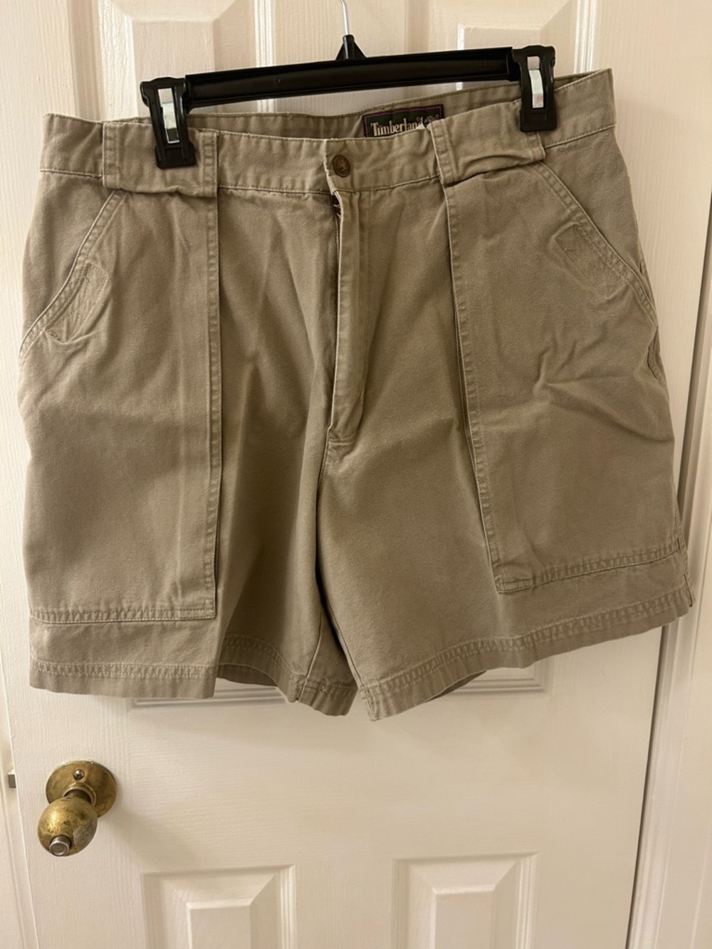 Timberland Olive Green WeatherGear Cotton Shorts